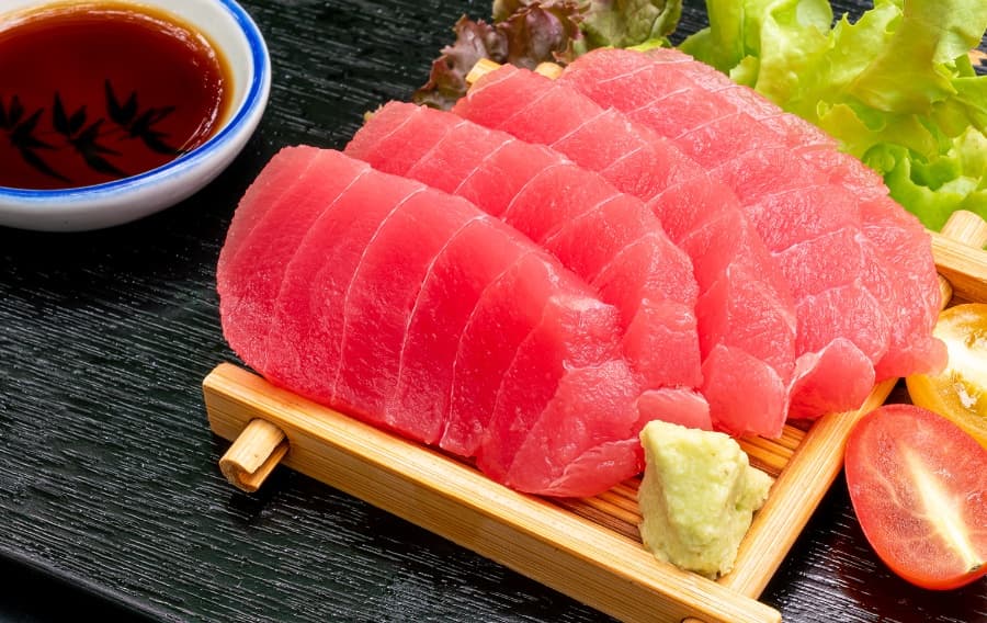 Sashimi z tuńczyka 6 szt.